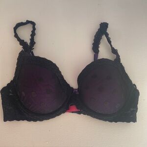 Pink LACE WING DEMI bra